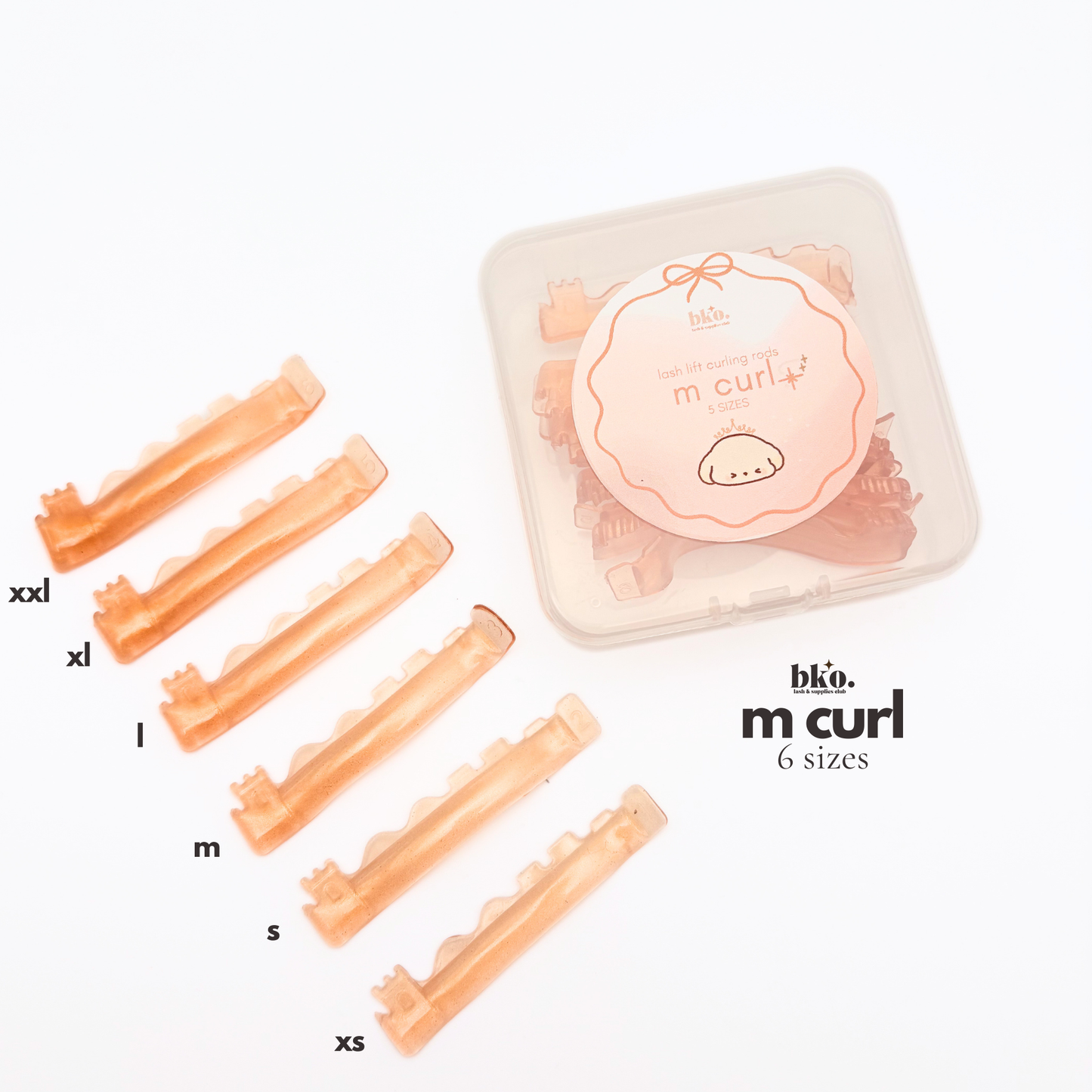 M Curl Lash Lift Rods