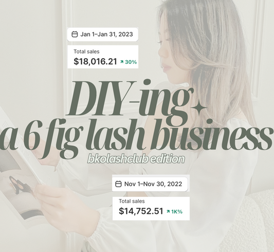 DIY-ing a 6 Figure Lash Biz Masterclass