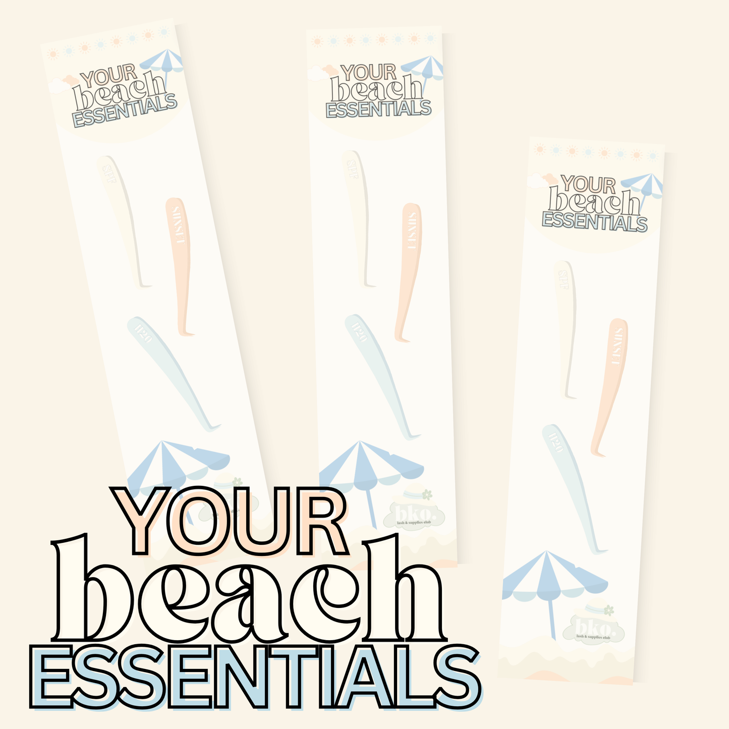 Build Your Beach Essentials (SMOOTH TIP)