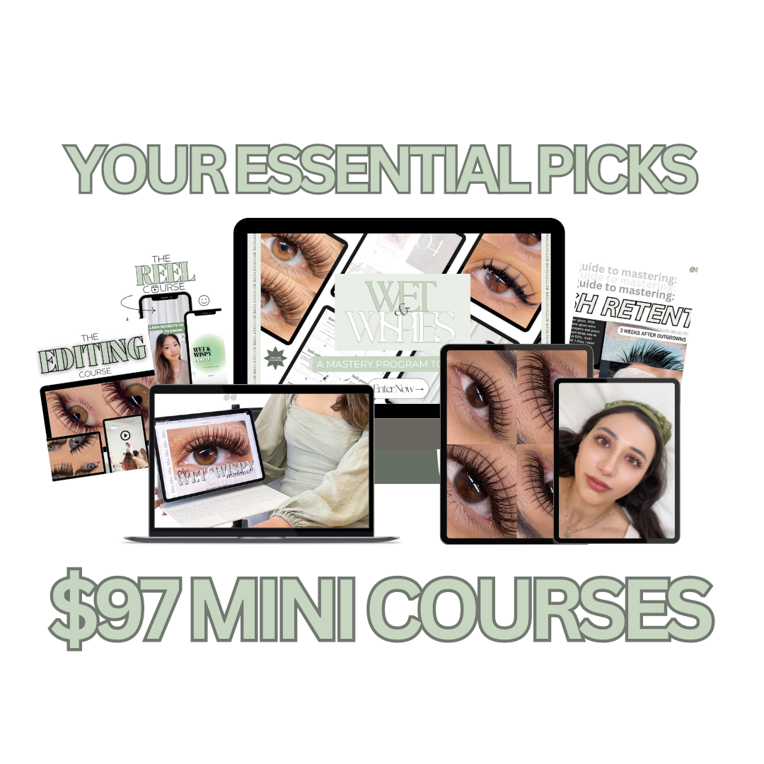 YOUR ESSENTIAL PICKS - MINI LASH COURSES