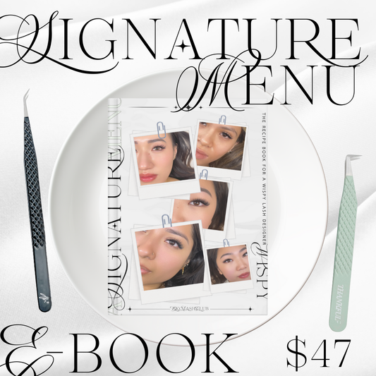 A Signature Wispy Menu - E-Book